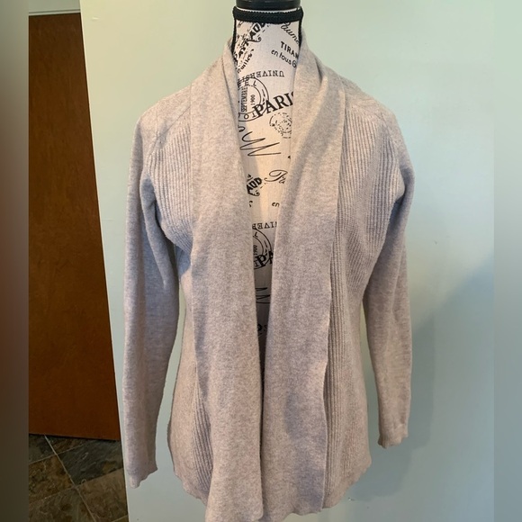 Cyrus Very Warm Cardigan Women’s Size Small Oatmeal Color Open Front - Picture 1 of 8
